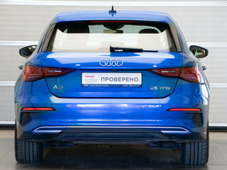 2022 Audi A3 Sportback 35 TFSI IV (8Y), синий, 2980000 рублей, вид 5