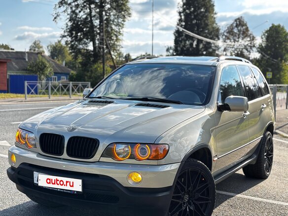 2003 BMW X5 3.0i I (E53), бежевый, 1250000 рублей