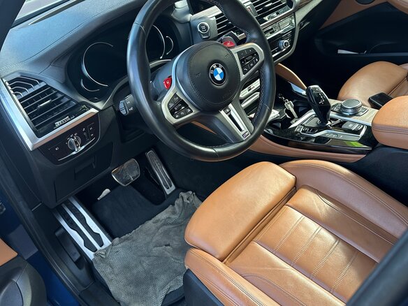 2018 BMW X4 M40i II (G02), синий, 4740000 рублей - вид 6