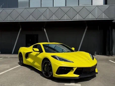 2019 Chevrolet Corvette Stingray C8, жёлтый, 9550000 рублей, вид 1