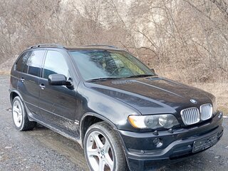 2002 BMW X5 4.6is I (E53), чёрный, 1200000 рублей, вид 1