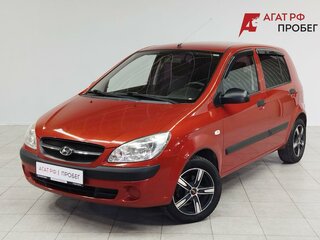 2009 Hyundai Getz I Рестайлинг, красный, 420000 рублей, вид 1