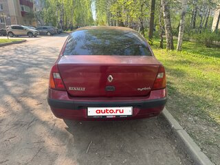 2003 Renault Symbol I Рестайлинг, красный, 100000 рублей, вид 4