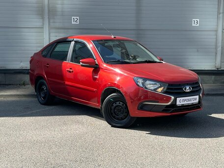 2022 Lada (ВАЗ) Granta I Рестайлинг, красный, 619000 рублей, вид 3