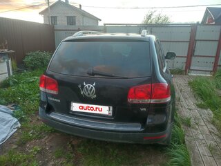 2006 Volkswagen Touareg I, чёрный, 1700000 рублей, вид 4