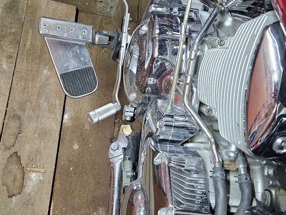2003 Yamaha XVS1100, красный, 450000 рублей - вид 5