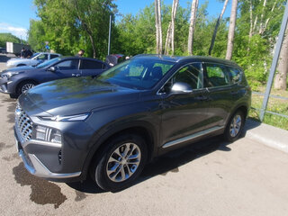 2021 Hyundai Santa Fe IV Рестайлинг, зелёный, 3600000 рублей, вид 3