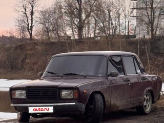2008 Lada (ВАЗ) 2107, пурпурный, 110000 рублей, вид 1