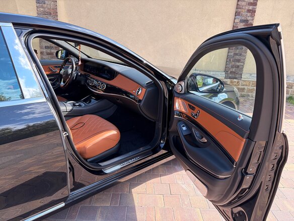 2019 Mercedes-Benz Maybach S-Класс 560 I (X222) Рестайлинг, чёрный, 8800000 рублей - вид 5