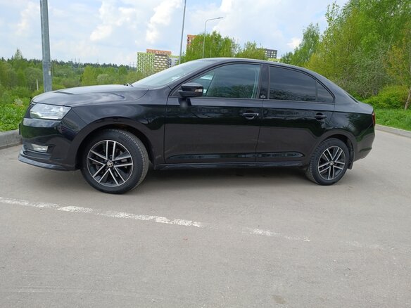 2018 Skoda Rapid I Рестайлинг, чёрный - вид 3