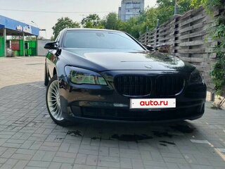 2009 BMW 7 серии 750i xDrive V (F01/F02/F04), чёрный, 1000000 рублей, вид 4