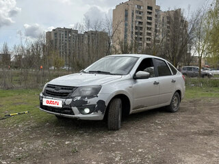 2015 Lada (ВАЗ) Granta I, серебристый, 460000 рублей, вид 2