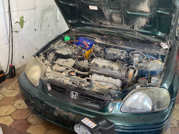 1997 Honda Civic VI, зелёный - вид 3