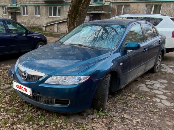 2007 Mazda 6 I (GG) Рестайлинг, синий