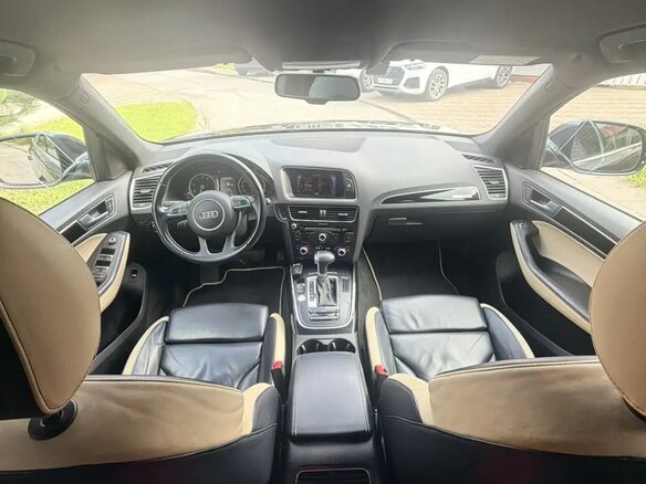 2014 Audi Q5 I (8R) Рестайлинг, синий, 2220000 рублей - вид 18