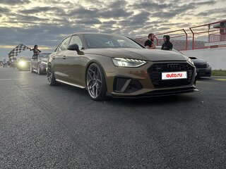 2021 Audi A4 45 TFSI V (B9) Рестайлинг, зелёный, 4100000 рублей, вид 2