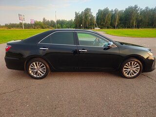 2016 Toyota Camry VII (XV50) Рестайлинг, чёрный, 1799999 рублей, вид 5