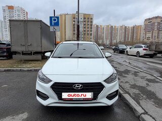 2018 Hyundai Solaris II, белый, 1150000 рублей, вид 2