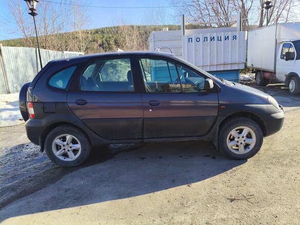 2001 Renault Scenic RX4 I Рестайлинг, синий, 400000 рублей - вид 3