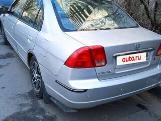 2001 Honda Civic VII, серебристый, 325000 рублей, вид 4