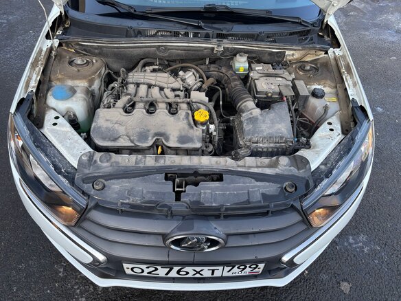 2021 Lada (ВАЗ) Granta I Рестайлинг, белый, 900000 рублей - вид 25