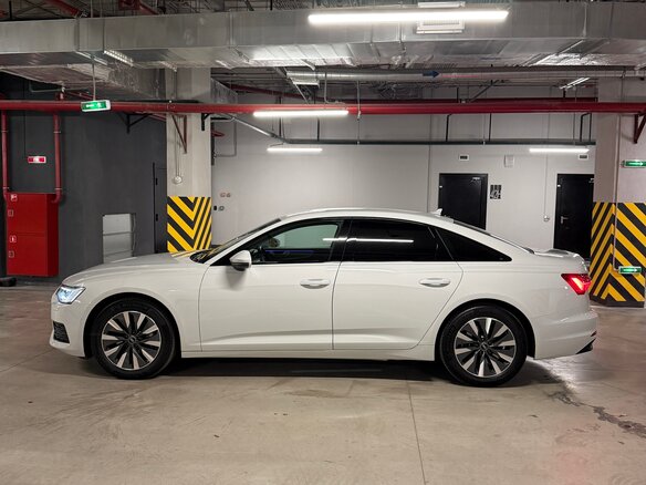 2022 Audi A6 45 TFSI V (C8), белый, 5300000 рублей - вид 5