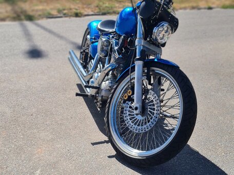 2004 Yamaha XV 1600 Road Star, голубой, 920000 рублей, вид 3
