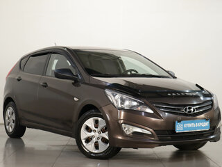 2015 Hyundai Solaris I Рестайлинг, коричневый, 839000 рублей, вид 1