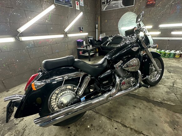2003 Honda Shadow 750, чёрный, 490000 рублей - вид 5