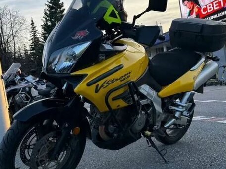2004 Suzuki V-Strom 1000, жёлтый, 450000 рублей, вид 4