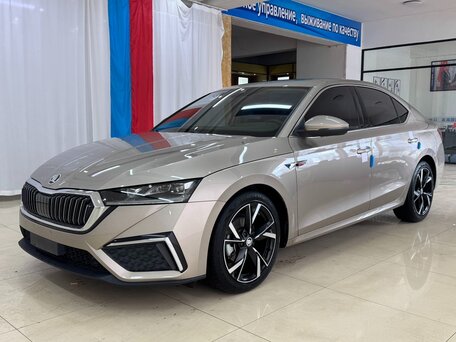 2022 Skoda Octavia IV (A8), бежевый, вид 1