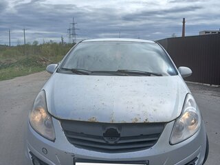 2007 Opel Corsa D, серебристый, 230000 рублей, вид 1
