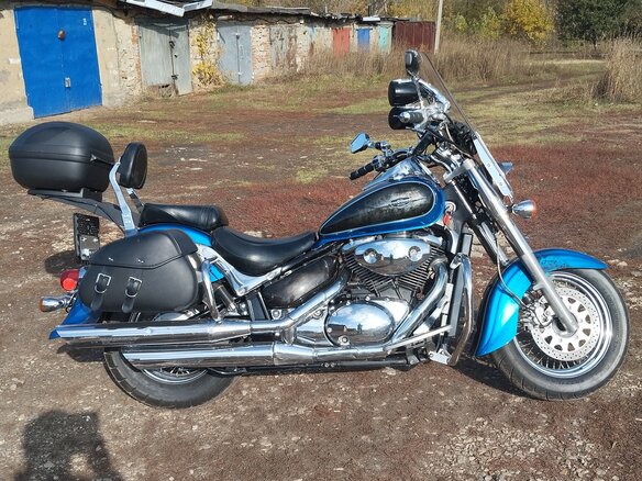 2004 Suzuki Boulevard C50, синий, 460000 рублей
