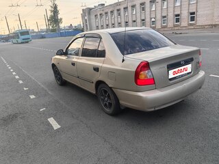 2004 Hyundai Accent ТагАЗ II, бежевый, 155000 рублей, вид 5