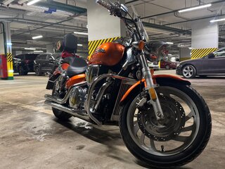 2004 Honda VTX 1300, оранжевый, 565000 рублей, вид 2