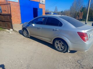 2012 Chevrolet Aveo II, серебристый, 680000 рублей, вид 5