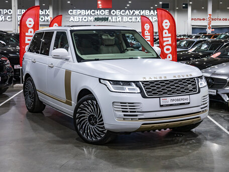 2019 Land Rover Range Rover Long IV Рестайлинг, синий, 5490000 рублей, вид 5