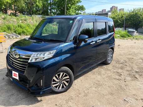 2018 Toyota Roomy I, синий, 1135000 рублей, вид 2