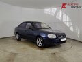2008 Hyundai Accent ТагАЗ II, синий, 305000 рублей - вид 2