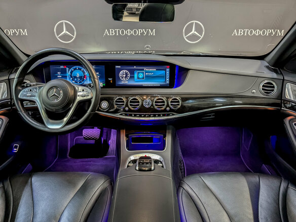 2019 Mercedes-Benz S-Класс 400 d VI (W222, C217) Рестайлинг, чёрный - вид 13