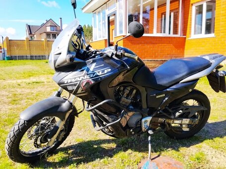 2010 Honda XL700V Transalp, чёрный, 425000 рублей, вид 2