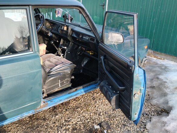 2005 Lada (ВАЗ) 2107, синий, 100000 рублей - вид 6