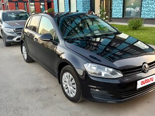 2013 Volkswagen Golf VII, чёрный, 899000 рублей, вид 2