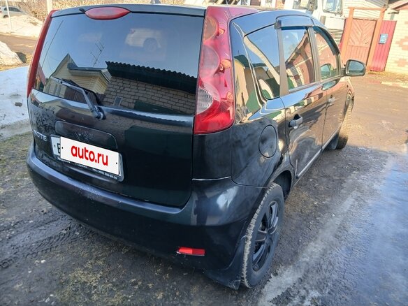 2008 Nissan Note I, чёрный - вид 5