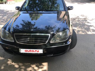 2002 Mercedes-Benz S-Класс 350 Long IV (W220) Рестайлинг, чёрный, 800000 рублей, вид 1
