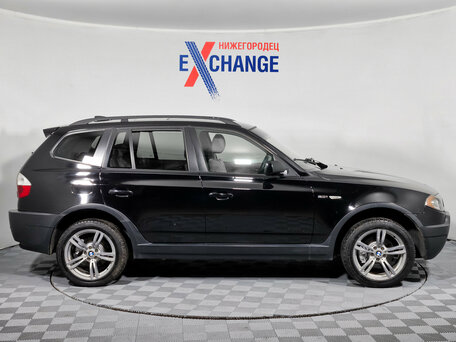 2005 BMW X3 30i I (E83), чёрный, 649000 рублей, вид 3
