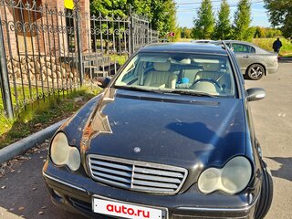 2005 Mercedes-Benz C-Класс 200 II (W203) Рестайлинг, чёрный, 750000 рублей, вид 1