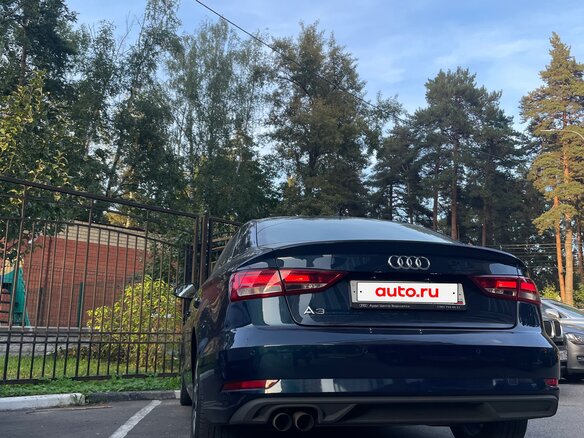 2019 Audi A3 III (8V) Рестайлинг, синий, 2750000 рублей - вид 6