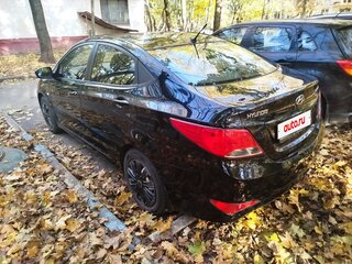2014 Hyundai Solaris I Рестайлинг, чёрный, 880000 рублей, вид 2