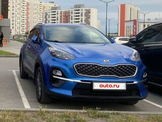 2019 Kia Sportage IV Рестайлинг, синий, 2180000 рублей, вид 3